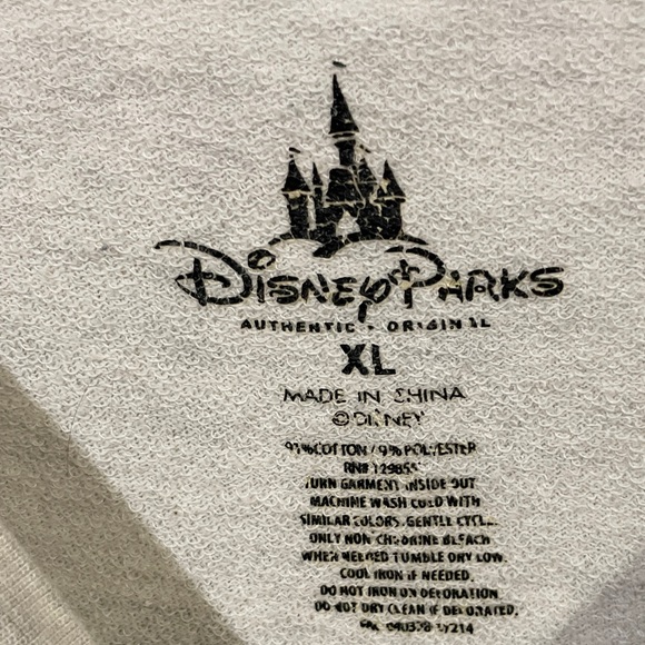 Disney Minnie Mouse Gray Kids Long Sleeve Shirt - Picture 2 of 3